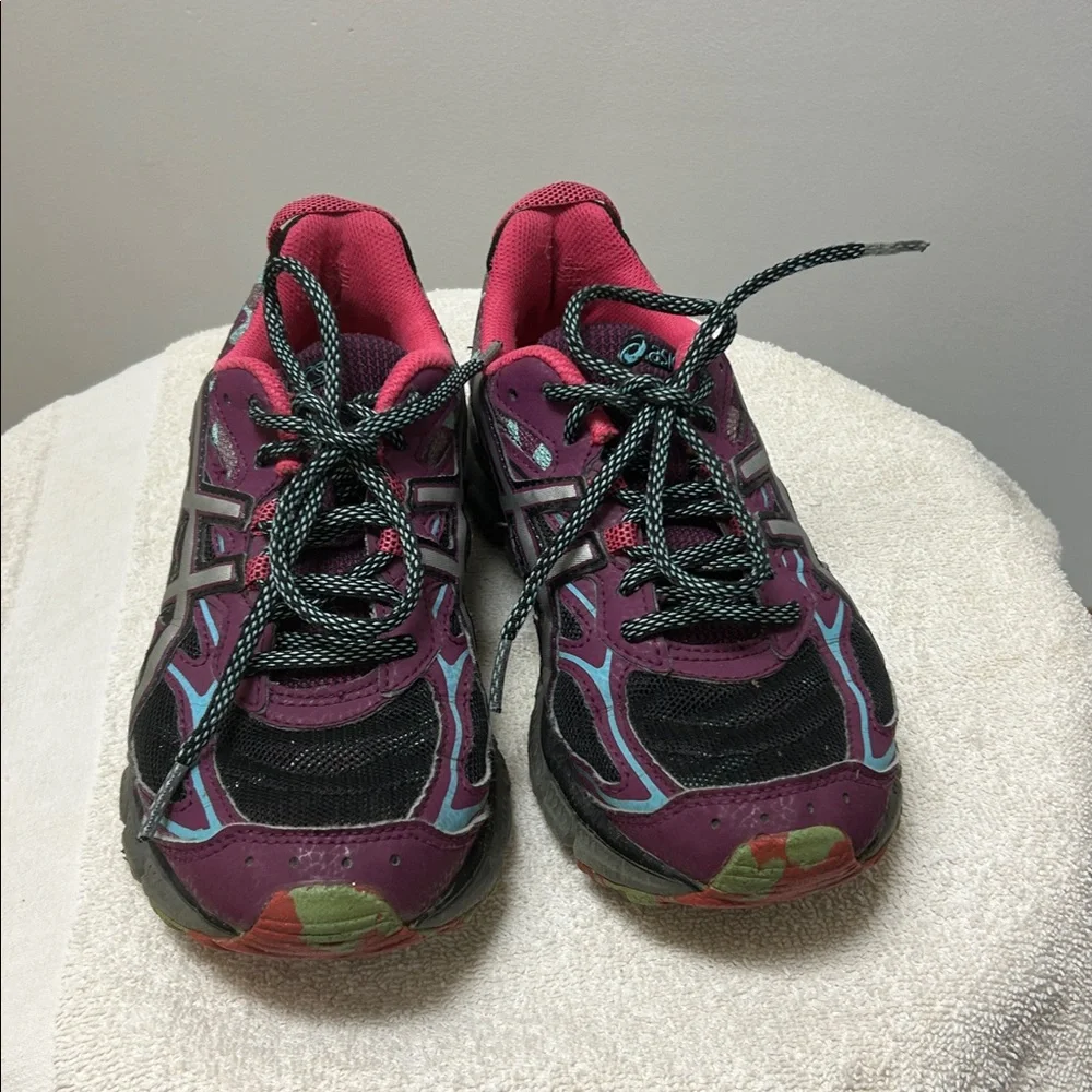 ASICS Gel Scram 3 Women's Multicolor Running Trail Hiking sneakers Shoes size 7